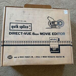 Quik Splice Direct-Vue 8mm Movie Editor No. 400 *Doesn’t Light*